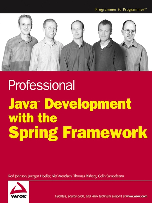 Cover image for Professional Java Development with the Spring Framework